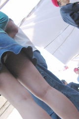 Up skirt public pic. Each is hotter than previous